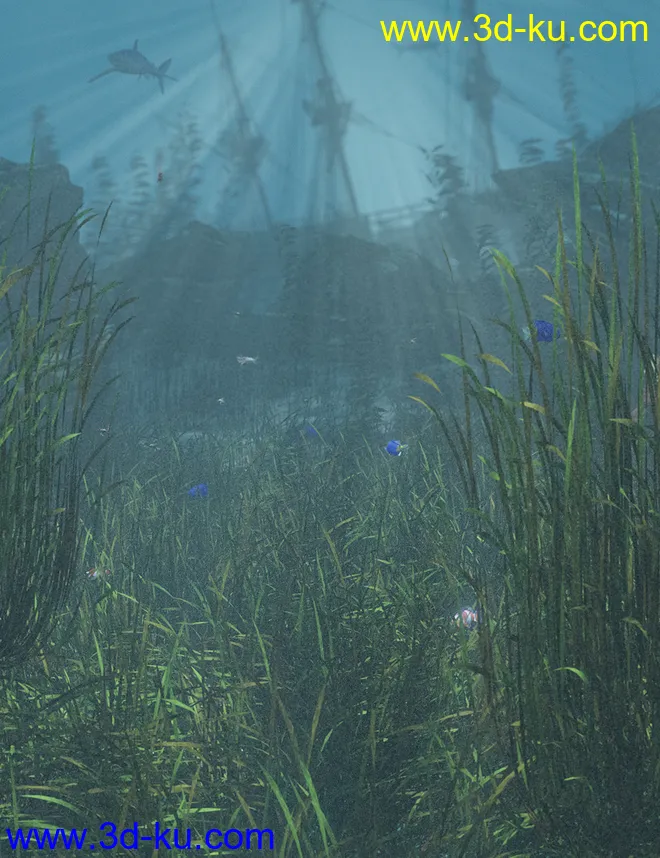 Just Beachy - Seagrass Underwater Meadows模型的图片1