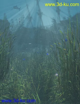 3D打印模型Just Beachy - Seagrass Underwater Meadows的图片