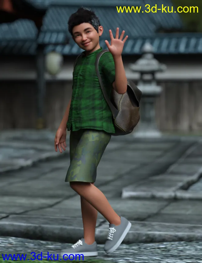 Just Kayden Poses for Kayden HD 8.1模型的图片1