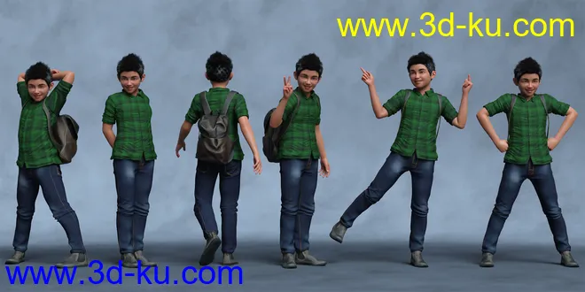 Just Kayden Poses for Kayden HD 8.1模型的图片3