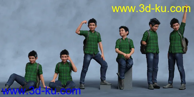 Just Kayden Poses for Kayden HD 8.1模型的图片4