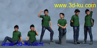 3D打印模型Just Kayden Poses for Kayden HD 8.1的图片