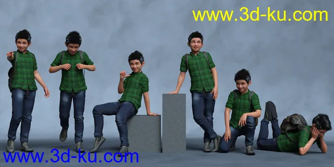 Just Kayden Poses for Kayden HD 8.1模型的图片5