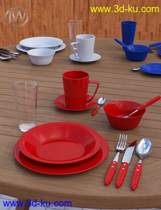 3D打印模型JW Dinnerware Set的图片