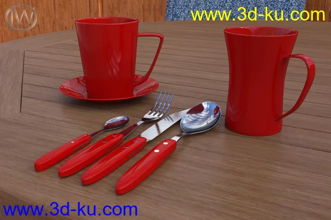 JW Dinnerware Set模型的图片2