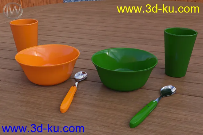 JW Dinnerware Set模型的图片3