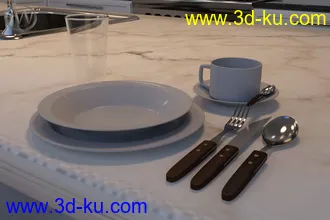 3D打印模型JW Dinnerware Set的图片