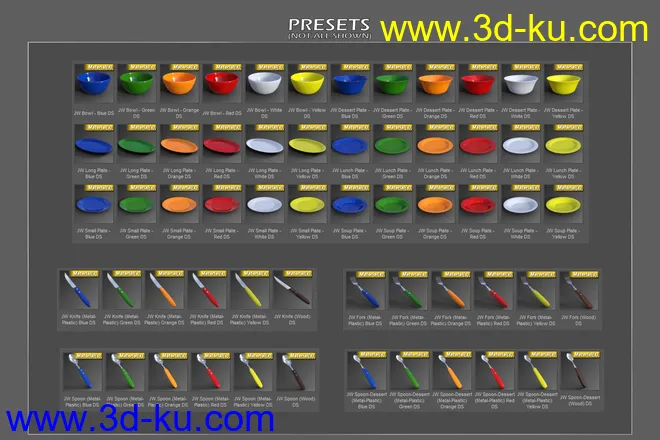 JW Dinnerware Set模型的图片10