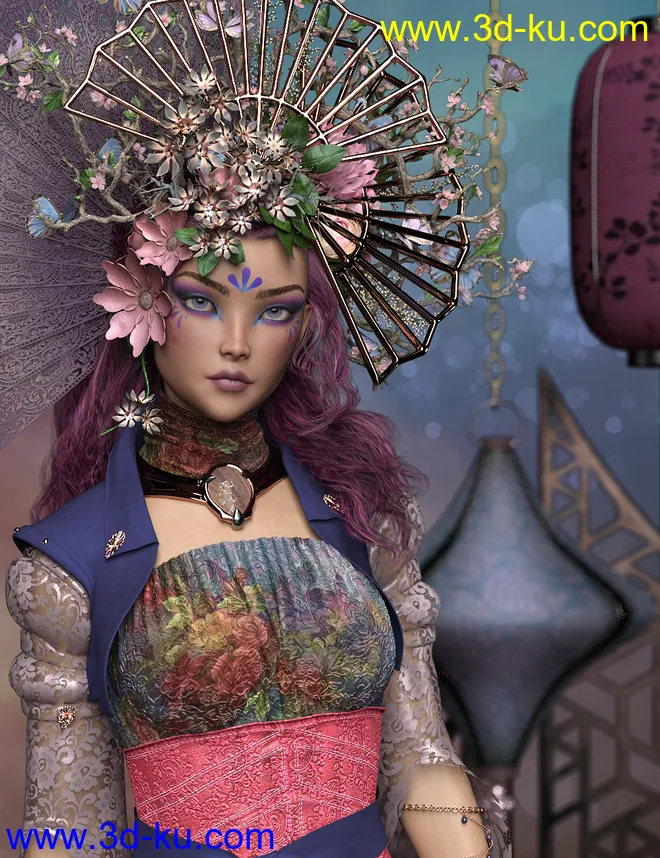 Kasai HD for Genesis 8 and 8.1 Female模型的图片1
