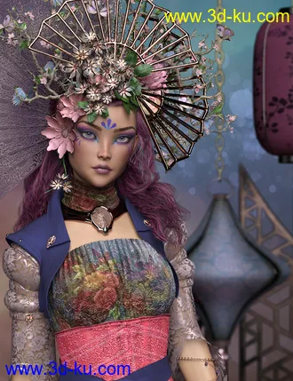 3D打印模型Kasai HD for Genesis 8 and 8.1 Female的图片