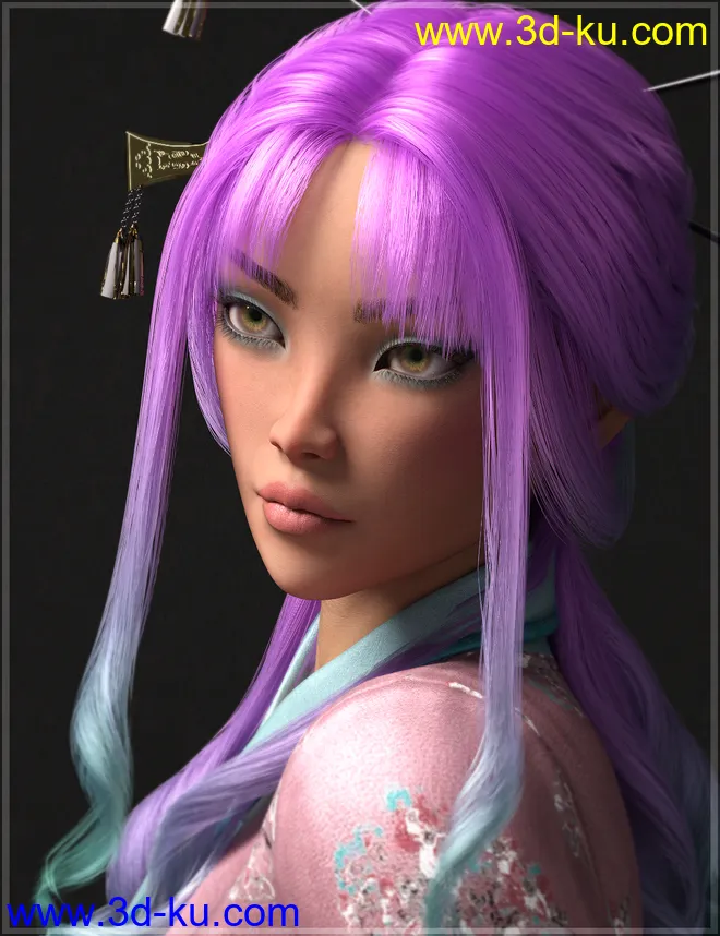 Kasai HD for Genesis 8 and 8.1 Female模型的图片3