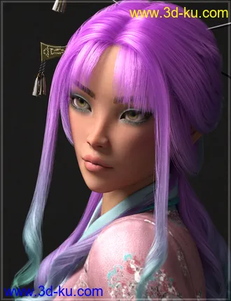 3D打印模型Kasai HD for Genesis 8 and 8.1 Female的图片
