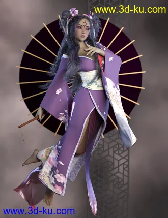 3D打印模型Kasai HD for Genesis 8 and 8.1 Female的图片