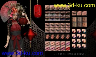 3D打印模型Kasai HD for Genesis 8 and 8.1 Female的图片