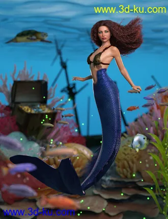 3D打印模型Katalina for Genesis 8.1 and Coral 8.1的图片