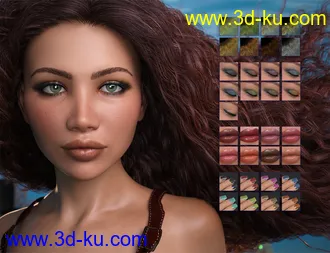 3D打印模型Katalina for Genesis 8.1 and Coral 8.1的图片