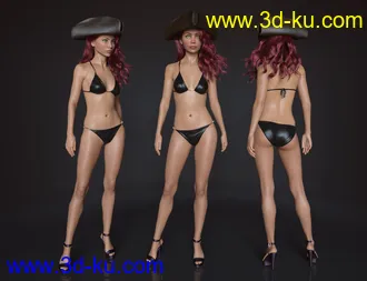 3D打印模型Katalina for Genesis 8.1 and Coral 8.1的图片