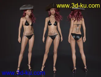 3D打印模型Katalina for Genesis 8.1 and Coral 8.1的图片