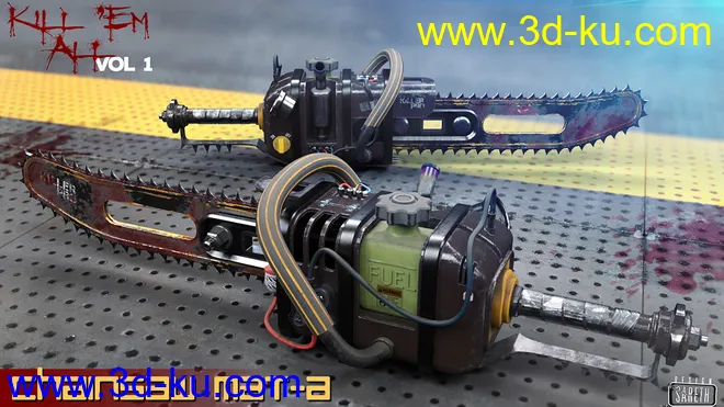 Kill 'Em All-Weapon Set Vol 1 for Genesis 3 and 8模型的图片2