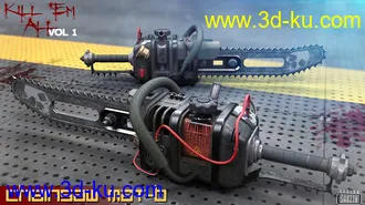 3D打印模型Kill 'Em All-Weapon Set Vol 1 for Genesis 3 and 8的图片