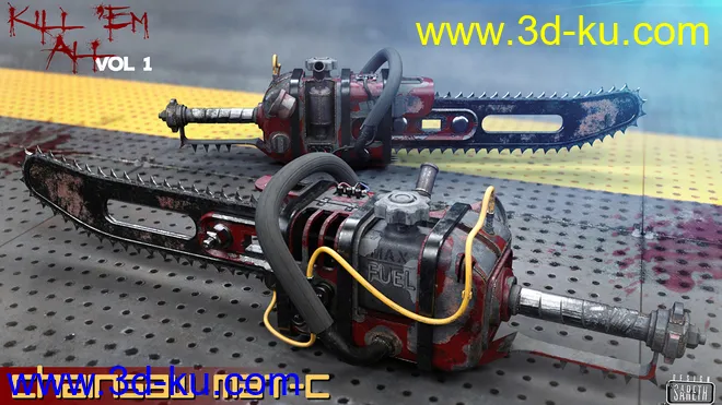 Kill 'Em All-Weapon Set Vol 1 for Genesis 3 and 8模型的图片4