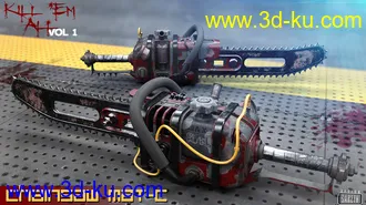 3D打印模型Kill 'Em All-Weapon Set Vol 1 for Genesis 3 and 8的图片