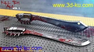 3D打印模型Kill 'Em All-Weapon Set Vol 1 for Genesis 3 and 8的图片