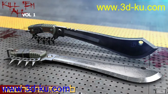 Kill 'Em All-Weapon Set Vol 1 for Genesis 3 and 8模型的图片18