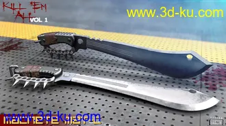 3D打印模型Kill 'Em All-Weapon Set Vol 1 for Genesis 3 and 8的图片