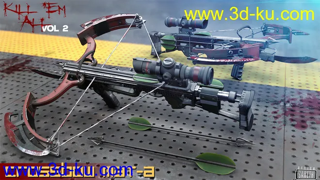 Kill 'Em All-Weapon Set Vol 2 for Genesis 3 and 8模型的图片2
