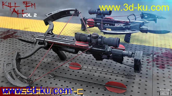 Kill 'Em All-Weapon Set Vol 2 for Genesis 3 and 8模型的图片4