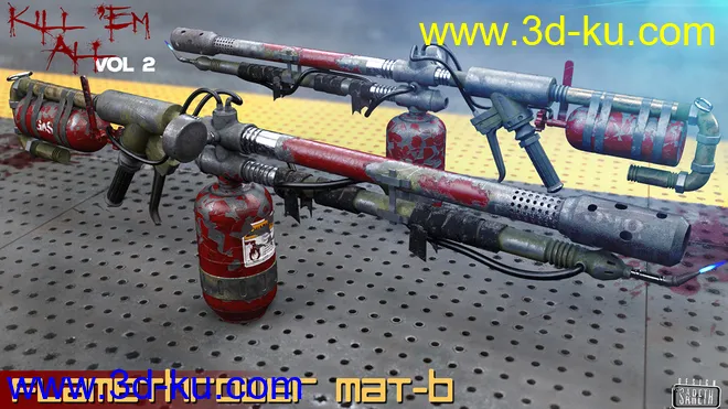Kill 'Em All-Weapon Set Vol 2 for Genesis 3 and 8模型的图片6