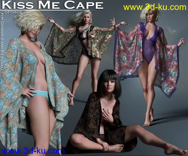 Kiss Me Cape for G8 and G8.1 Females模型的图片1
