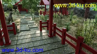 3D打印模型Kitsune Garden的图片