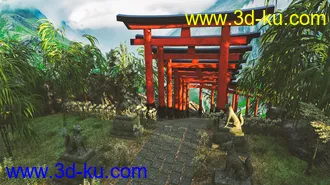 3D打印模型Kitsune Garden的图片
