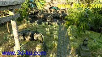 3D打印模型Kitsune Garden的图片