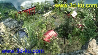 3D打印模型Kitsune Garden的图片