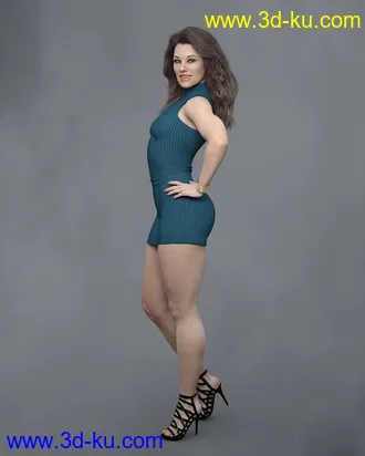 3D打印模型KrashWerks JENNIFER for Genesis 8 Female的图片