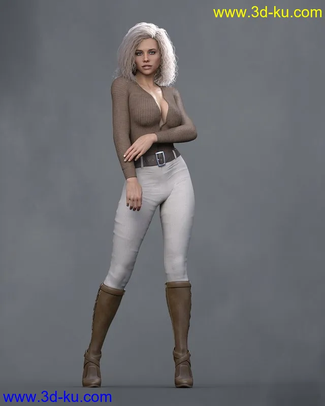 KrashWerks NATHALY for Genesis 8 Female模型的图片1