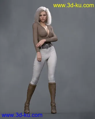 3D打印模型KrashWerks NATHALY for Genesis 8 Female的图片
