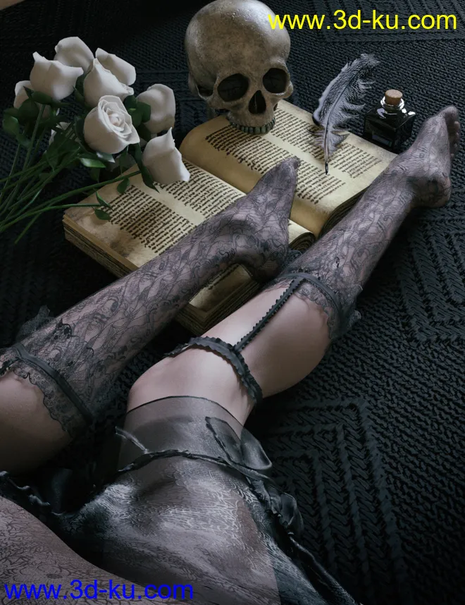 KuJ Kawaii Fashion Socks and Shoes Collection I模型的图片2