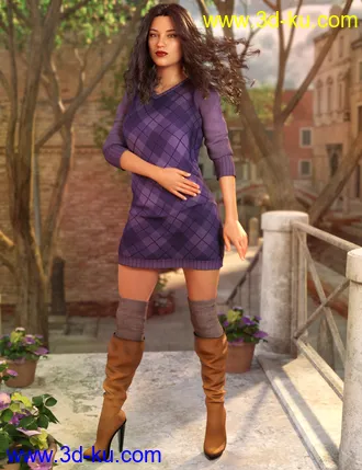3D打印模型La Serenissima for Genesis 8 Female(s)的图片