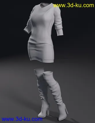 3D打印模型La Serenissima for Genesis 8 Female(s)的图片
