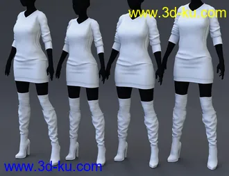 3D打印模型La Serenissima for Genesis 8 Female(s)的图片