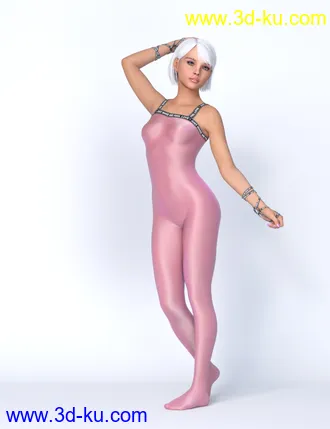 3D打印模型Lali's Spandex Suit 03 for Genesis 8.1 & 8 with dForce的图片