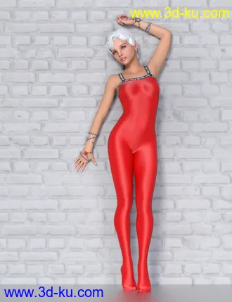 3D打印模型Lali's Spandex Suit 03 for Genesis 8.1 & 8 with dForce的图片