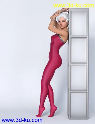 Lali's Spandex Suit 03 for Genesis 8.1 & 8 with dForce模型的图片9