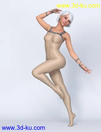 3D打印模型Lali's Spandex Suit 03 for Genesis 8.1 & 8 with dForce的图片