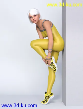 3D打印模型Lali's Spandex Suit 03 for Genesis 8.1 & 8 with dForce的图片