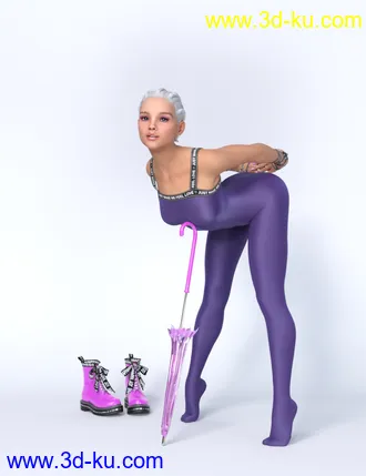 3D打印模型Lali's Spandex Suit 03 for Genesis 8.1 & 8 with dForce的图片
